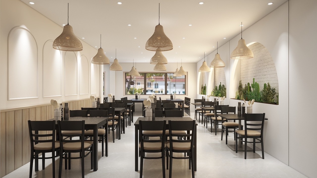 DỰ ÁN THI CÔNG NỘI THẤT NHÀ HÀNG - Ảnh 8